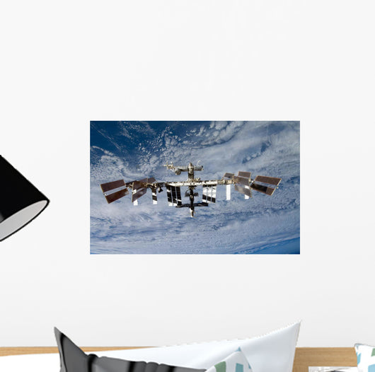 International Space Station Backdropped Wall Decal Design 10