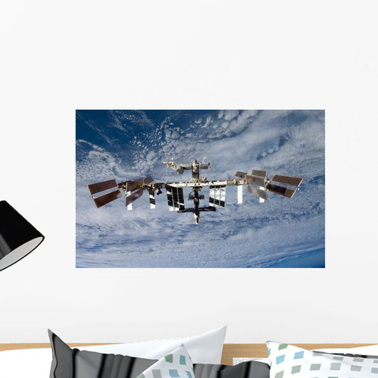 International Space Station Backdropped Wall Decal Design 10