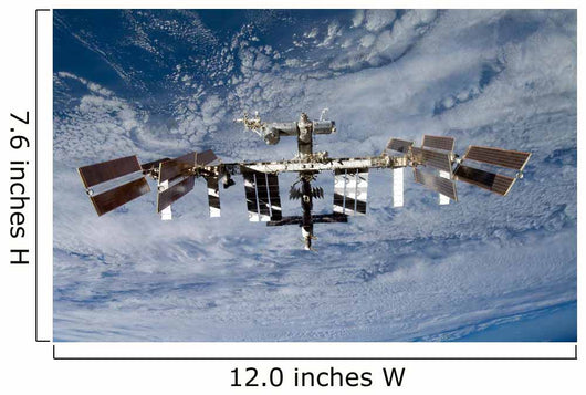 International Space Station Backdropped Wall Decal Design 10