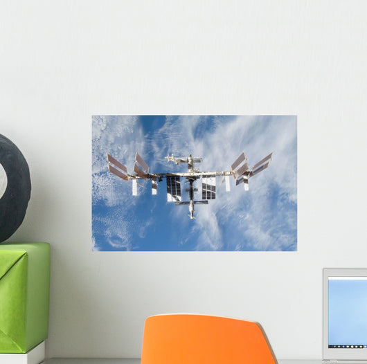 International Space Station Backdropped Wall Decal Design 9