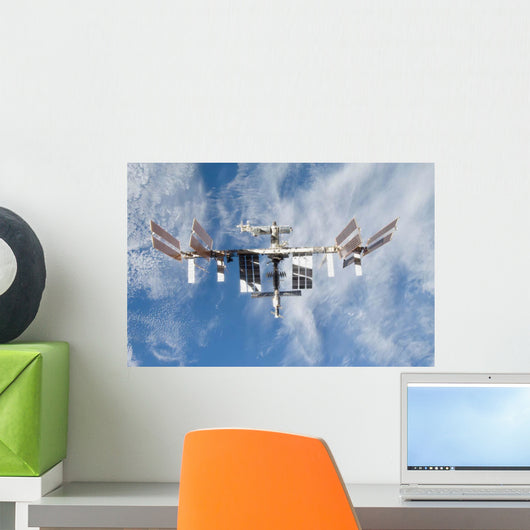 International Space Station Backdropped Wall Decal Design 9