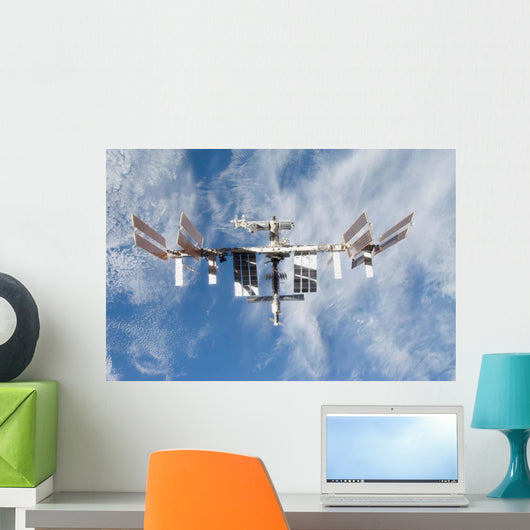 International Space Station Backdropped Wall Decal Design 9