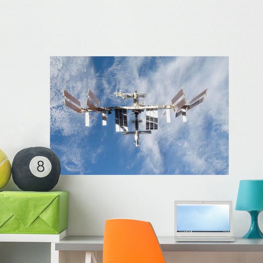 International Space Station Backdropped Wall Decal Design 9