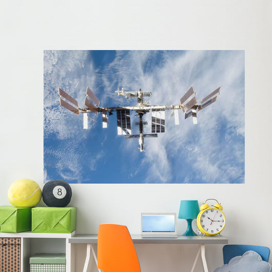 International Space Station Backdropped Wall Decal Design 9