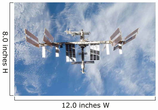 International Space Station Backdropped Wall Decal Design 9