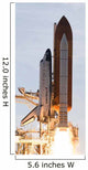 Space Shuttle Endeavour Lifts Wall Decal Design 3