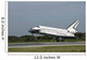 Space Shuttle Endeavour Touches Wall Decal Design 3