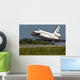 Space Shuttle Endeavour Touches Wall Decal Design 1