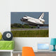 Space Shuttle Endeavour Touches Wall Decal Design 1