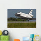 Space Shuttle Endeavour Touches Wall Decal Design 1