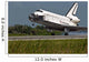 Space Shuttle Endeavour Touches Wall Decal Design 1