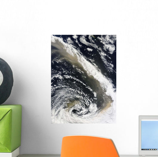 Dust Storm Blowing over Wall Decal