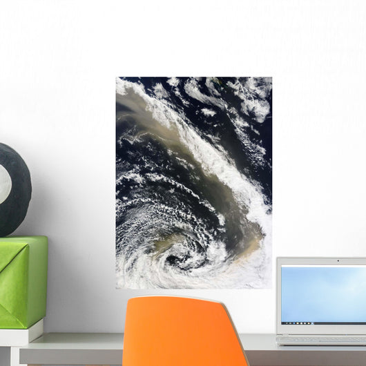 Dust Storm Blowing over Wall Decal