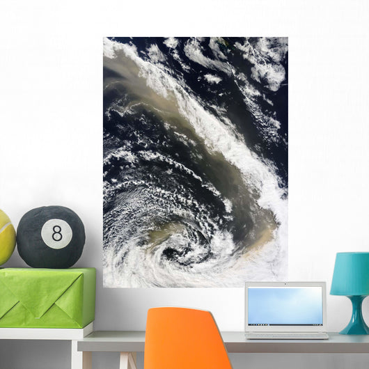 Dust Storm Blowing over Wall Decal