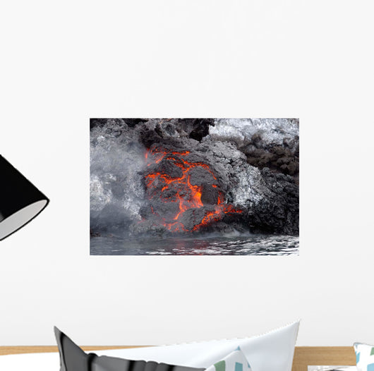 Lava Flows from Yemeni Wall Decal