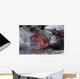 Lava Flows from Yemeni Wall Decal