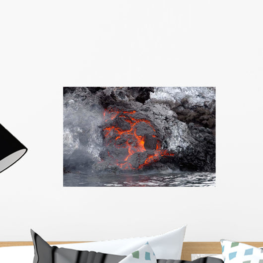 Lava Flows from Yemeni Wall Decal