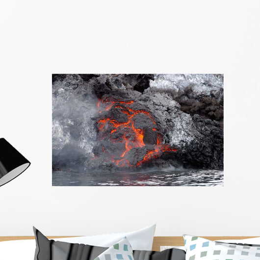 Lava Flows from Yemeni Wall Decal