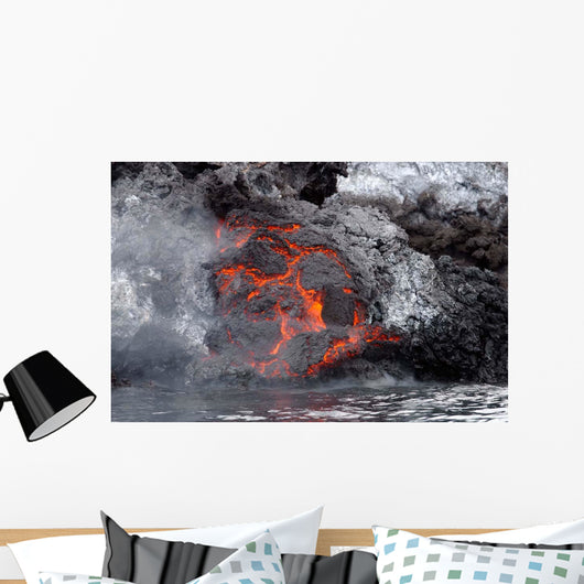 Lava Flows from Yemeni Wall Decal