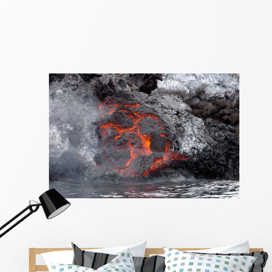 Lava Flows from Yemeni Wall Decal