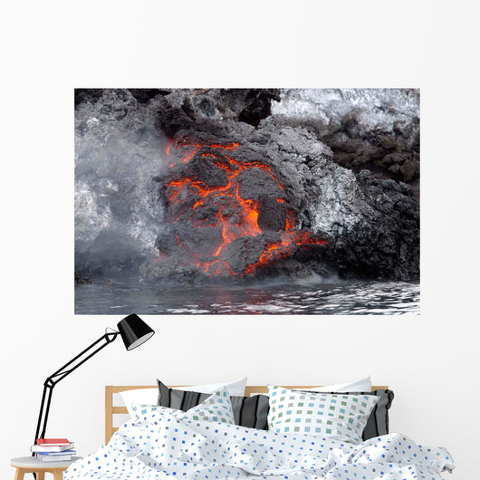 Lava Flows from Yemeni Wall Decal