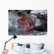 Lava Flows from Yemeni Wall Decal