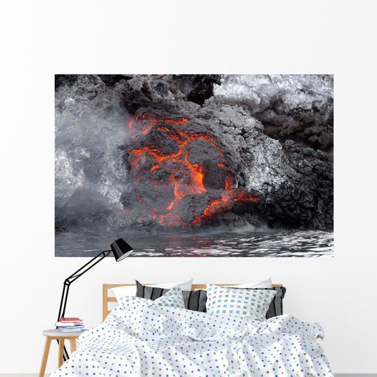 Lava Flows from Yemeni Wall Decal