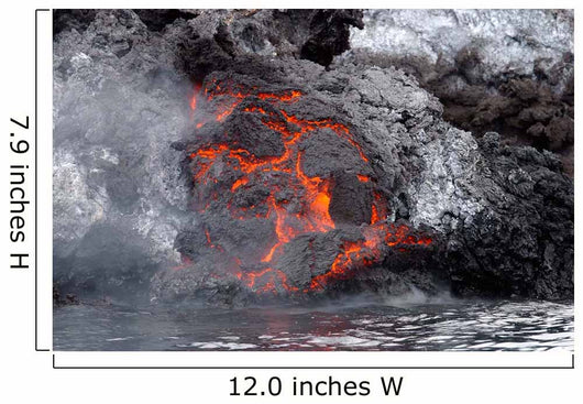 Lava Flows from Yemeni Wall Decal