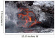 Lava Flows from Yemeni Wall Decal
