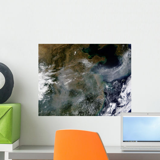 Haze across North China Wall Decal