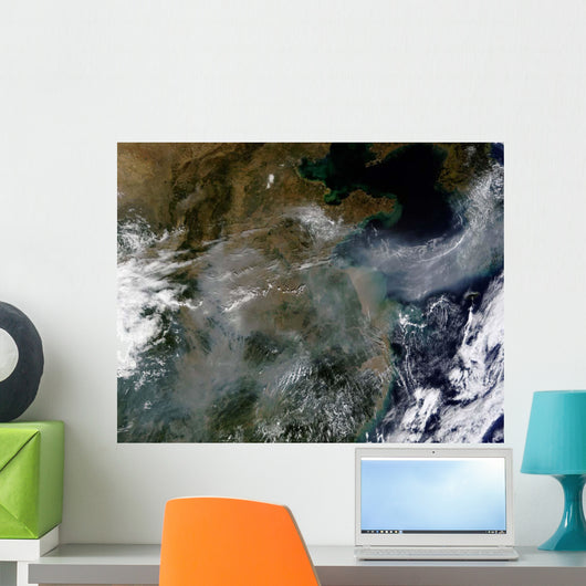 Haze across North China Wall Decal
