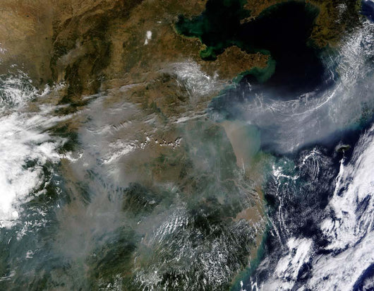 Haze across North China Wall Decal