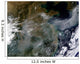 Haze across North China Wall Decal