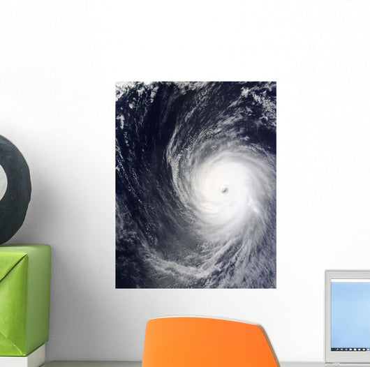 Super Typhoon Melor Hovers Wall Decal