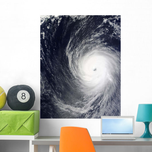 Super Typhoon Melor Hovers Wall Decal