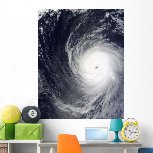 Super Typhoon Melor Hovers Wall Decal