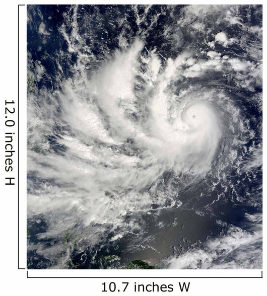 Typhoon Parma Heading Westward Wall Decal