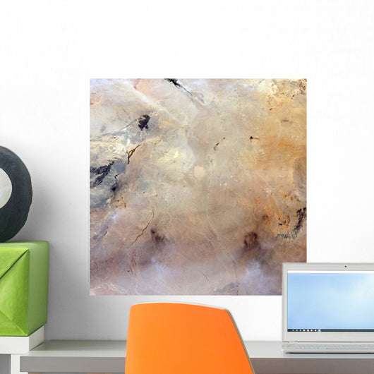 Tabun-khara-obo Ancient Impact Crater Wall Decal