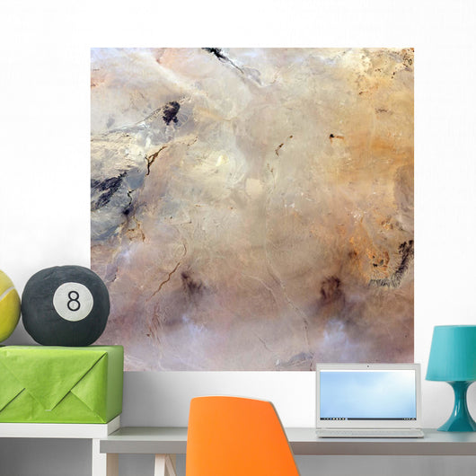 Tabun-khara-obo Ancient Impact Crater Wall Decal