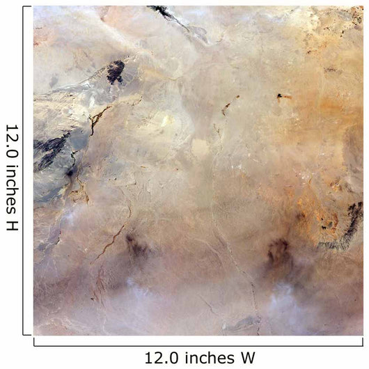 Tabun-khara-obo Ancient Impact Crater Wall Decal