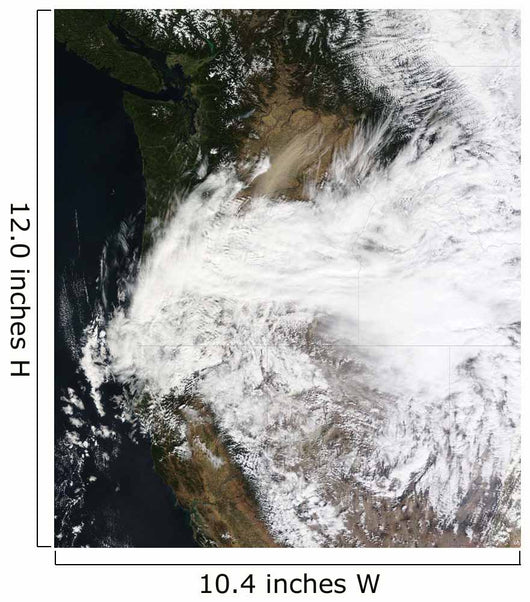Dust Storm Eastern Washington Wall Decal