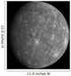 Planet Mercury Wall Decal Design 2