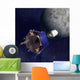 Artist's Illustration Lunar Crater Wall Decal