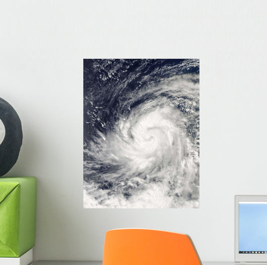 Typhoon Lupit over Western Wall Decal