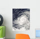 Typhoon Lupit over Western Wall Decal