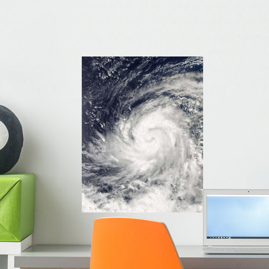 Typhoon Lupit over Western Wall Decal
