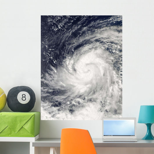 Typhoon Lupit over Western Wall Decal