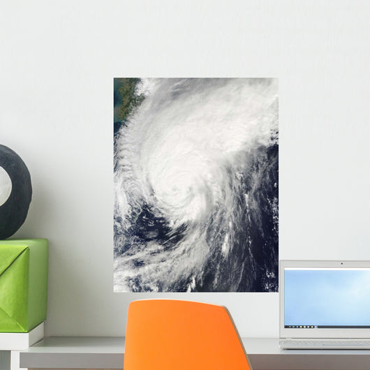 Typhoon Melor Approaching Japan Wall Decal