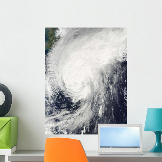 Typhoon Melor Approaching Japan Wall Decal