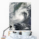 Tropical Storm Parma Approaching Wall Decal